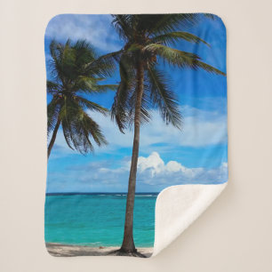 Couverture Sherpa Voyage en famille Plage vacances Guadeloupe Caraïb