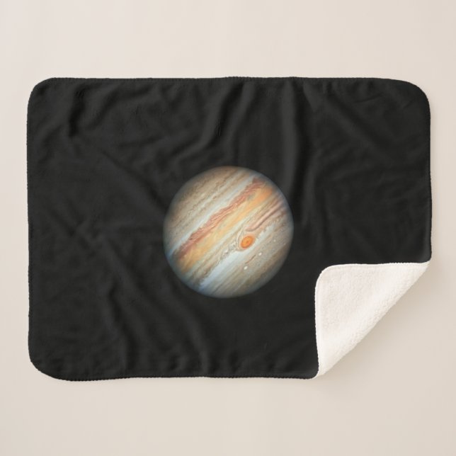 Couverture Sherpa Vue de la planète Jupiter (télescope Hubble) (Devant (Horizontal))