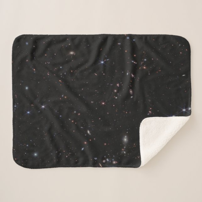 Couverture Sherpa Vue Entre Les Constellations Pisces & Andromeda (Devant (Horizontal))