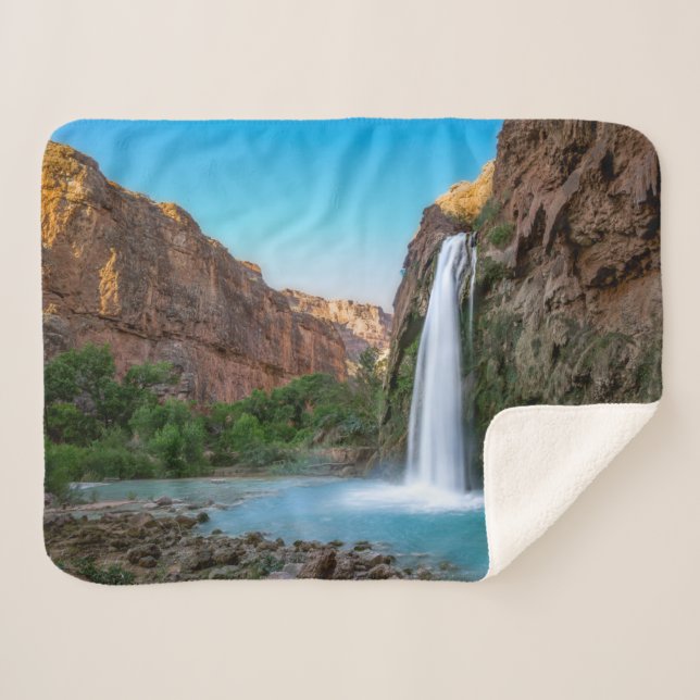 Couverture Sherpa Waterfalls | Havasu Falls at Sunset (Devant (Horizontal))
