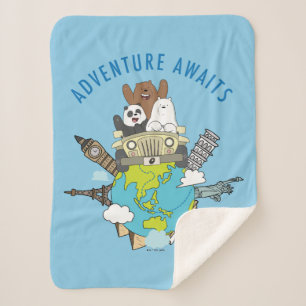Couverture Sherpa We Bare Bears - Adventure Await