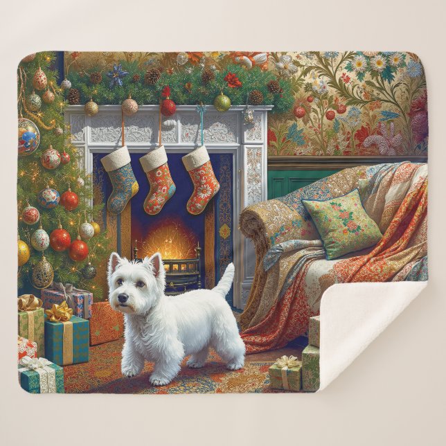 Couverture Sherpa West Highland Terrier  (Devant (Horizontal))