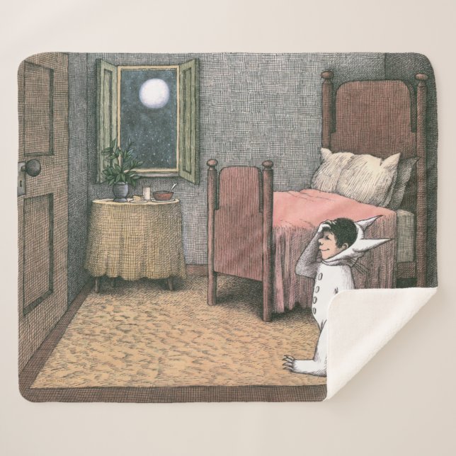 Couverture Sherpa Where The Wild Things Are | Scène 7 (Devant (Horizontal))