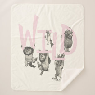 Couverture Sherpa WILD Wild Things et Max - Rose