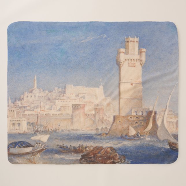 Couverture Sherpa William Turner Rhodes (Devant (Horizontal))