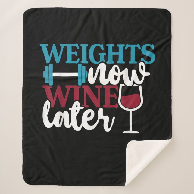 Couverture Sherpa Wine Later, Weightlifting Home Gym. (Devant)