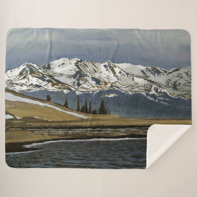 Couverture Sherpa Winter Leadville Colorado (Devant (Horizontal))
