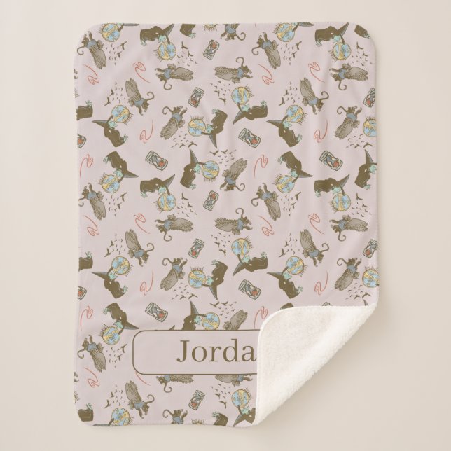 Couverture Sherpa Wizard of Oz™ Wicked Witch™ Crystal Ball Pattern (Devant)