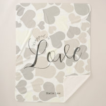 Wrapped in Love | Neutral Heart Pattern 