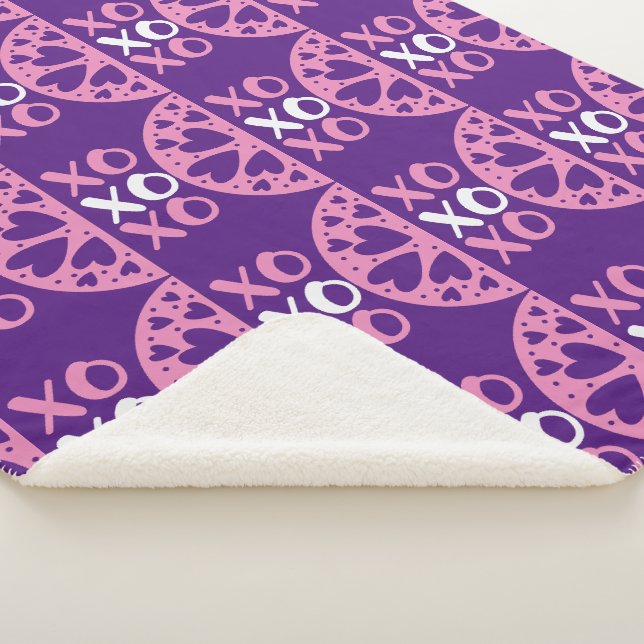 Couverture Sherpa XOXO Saint-Valentin  (3/4)