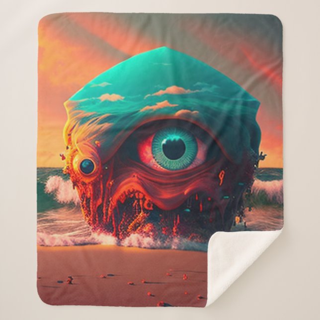 Couverture Sherpa Yeux sanglants (Devant)