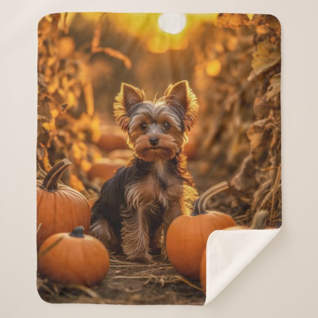 Couverture Sherpa Yorkie Pup (Devant)