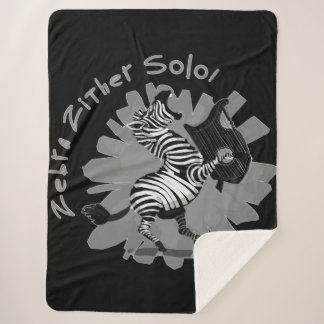 Couverture Sherpa Zebra Zothero