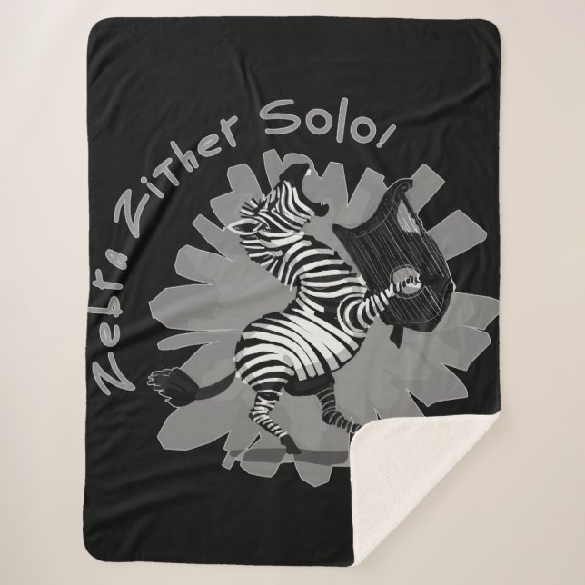Couverture Sherpa Zebra Zothero (Devant)