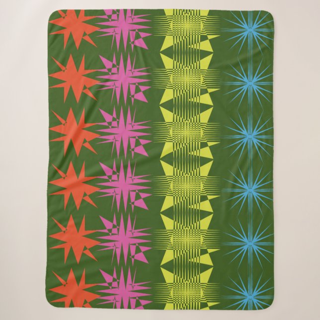 Couverture Sherpa Zigzag Illustrer  (Devant)