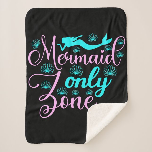 Couverture Sherpa Zone Mermaid uniquement (Devant)