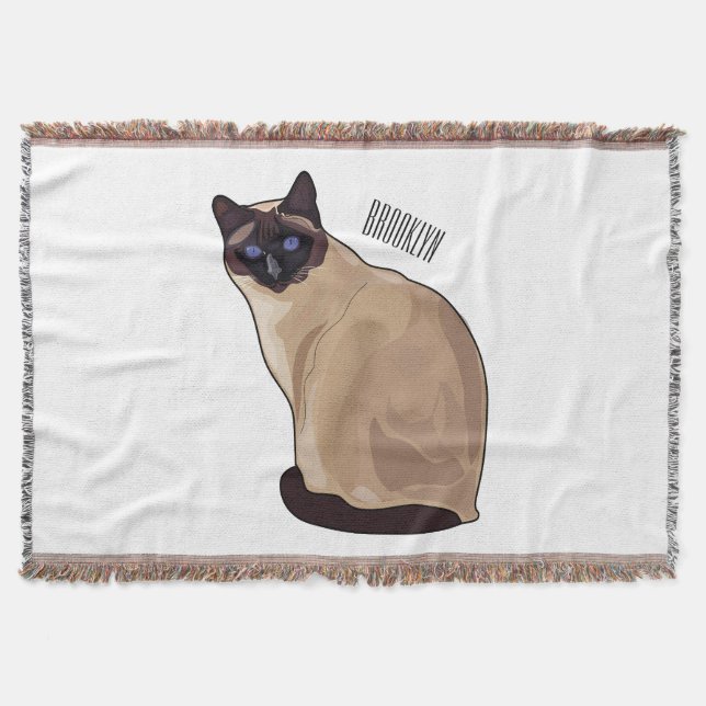 Couverture Siamese cat cartoon (Devant)