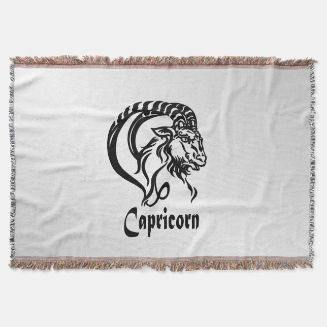 Couverture Signe du zodiaque Capricorne et symbole en argent (Devant)