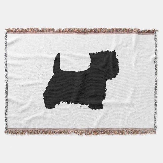 Couverture Silhouette de Westie debout (Devant)
