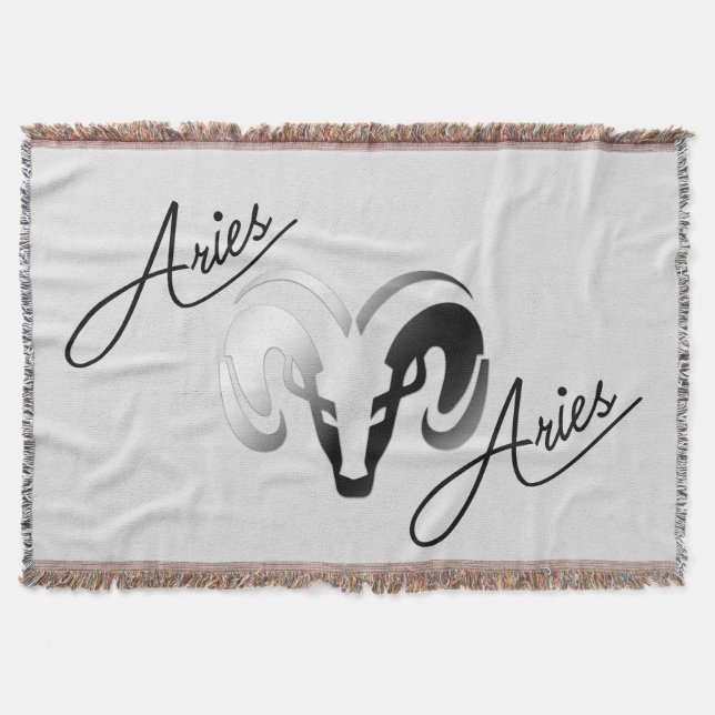 Couverture Silver Aries le bélier Zodiac (Devant)