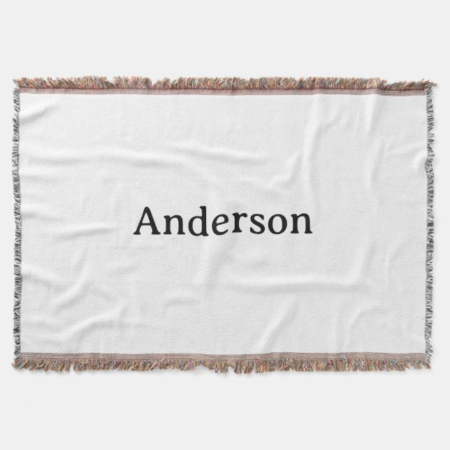 Couverture Simple Professionnel Affaires 54" x 38" (Devant)