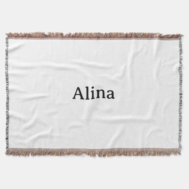 Couverture Simple promotion de marque 54 " x 38" (Devant)