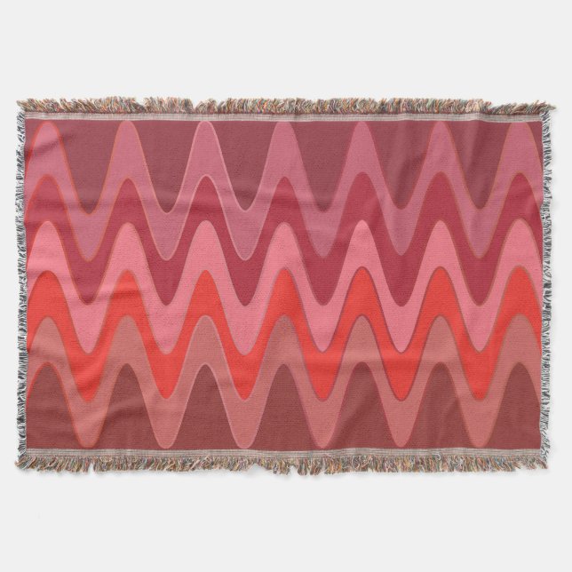 Couverture Sinus Drôle Vagues rouge + votre idée (Devant)