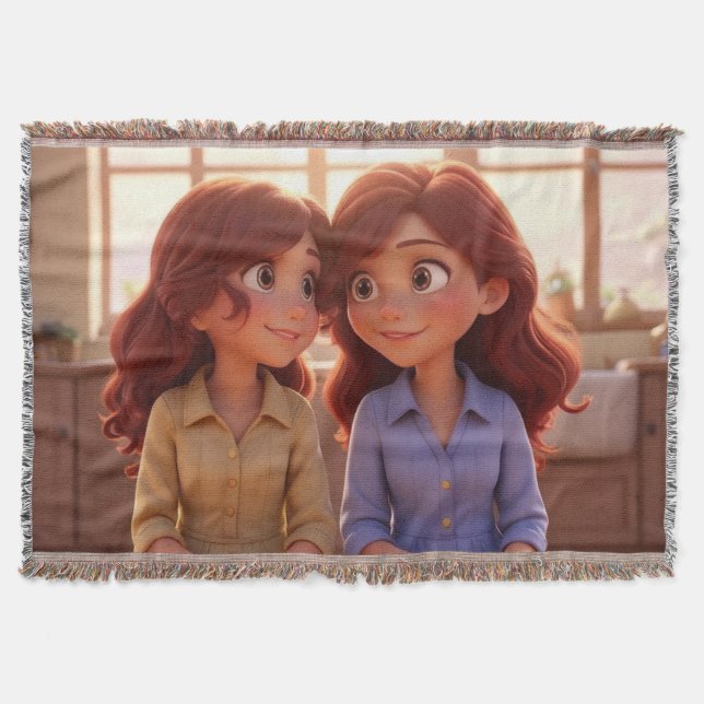 Couverture Sister Bond – Beautiful Sisters Illustration Art (Devant)