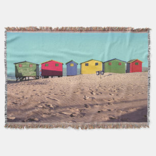 Couverture Six huttes colorées   Cape Town, Afrique du Sud d