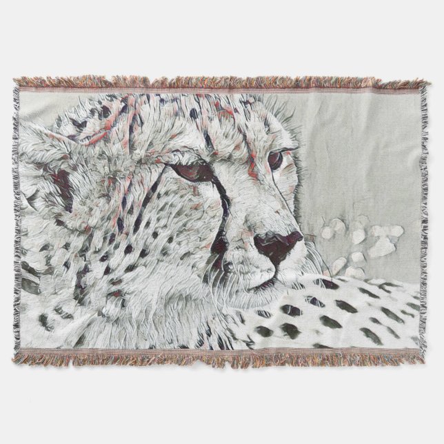 Couverture smartmix animal - guépard (Devant)