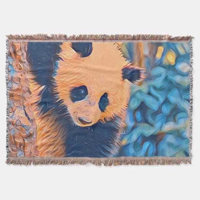 Couverture smartmix animal - panda (Devant)