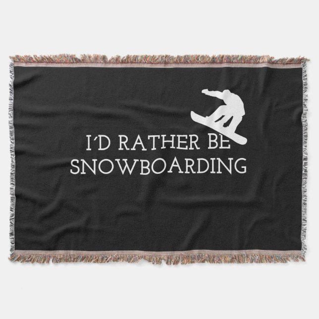 Couverture Snowboarding - Je préfère faire du snowboard (Devant)