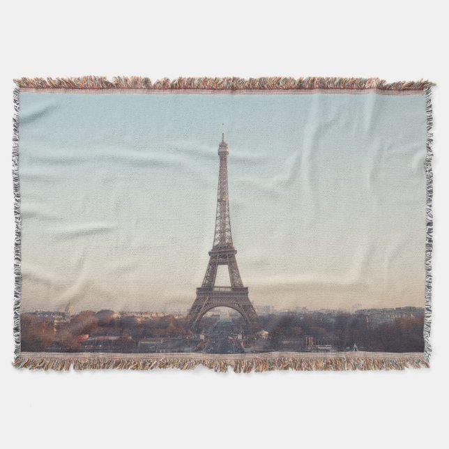 Couverture Soft Pastel Paris Eiffel Tower Art (Devant)