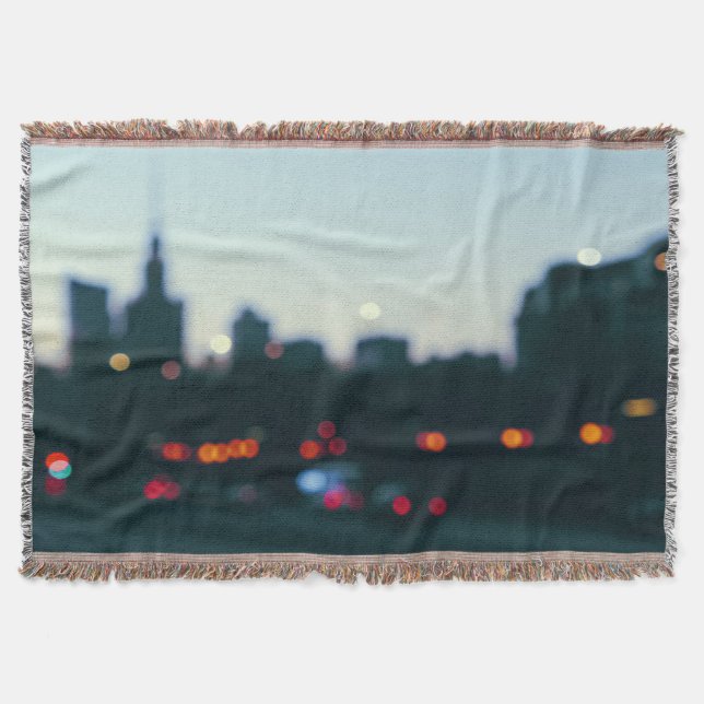 Couverture Soirée Varsovie : Silhouette du paysage urbain flo (Devant)