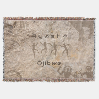Couverture Southwest Petroglyhs Custom Tribe/Name