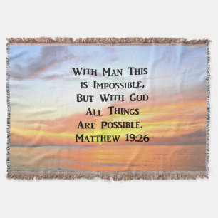 COUVERTURE SPIRITUEL SLELELEH MATTHEW 19:26 PHOTO