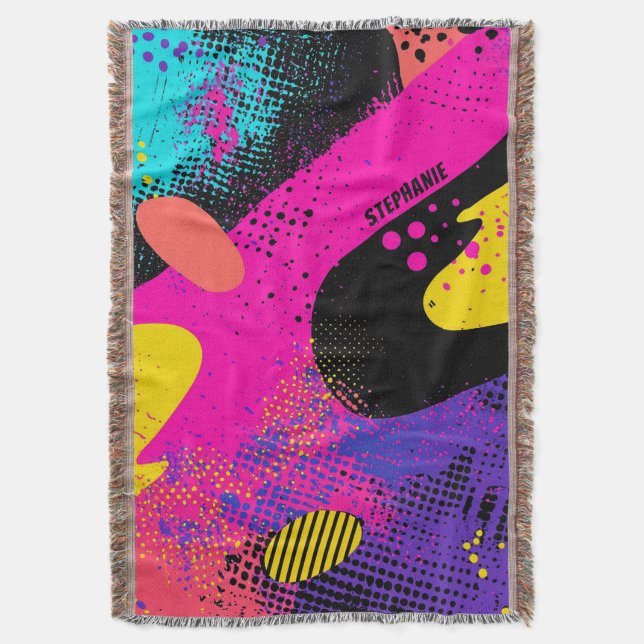 Couverture Splash couleur Abstrait dans le style comique rétr (devant Vertical)
