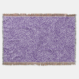 Couverture Spots aléatoires - Blanc sur violet profond