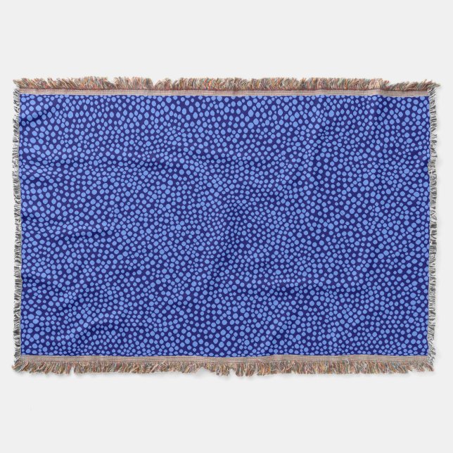 Couverture Spots aléatoires - Bleu bébé sur la Marine profond (Devant)