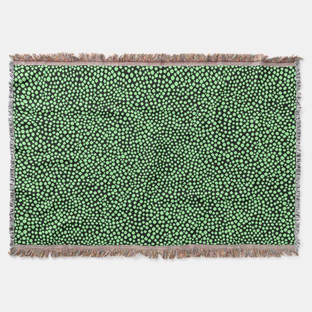 Couverture Spots aléatoires - Mint vert sur noir (Devant)