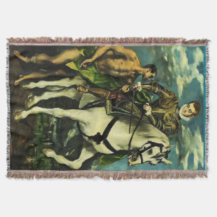 Couverture St Martin de Tours - San Martin Caballero Blanket