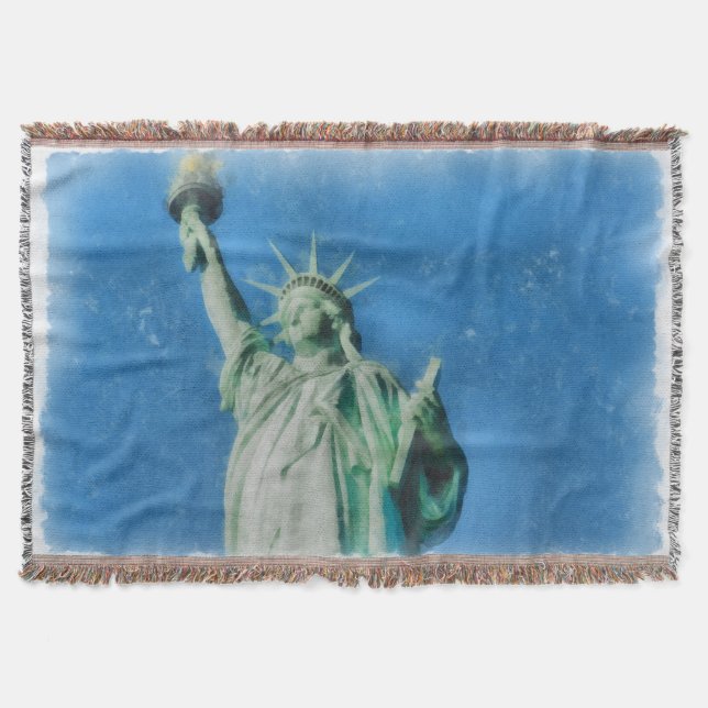 Couverture Statue de la liberté, peinture d'aquarelles de New (Devant)