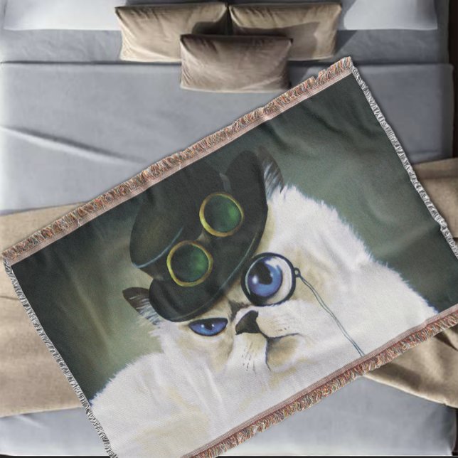 Couverture Steampunk Siamese Persian Chat (Créateur téléchargé)