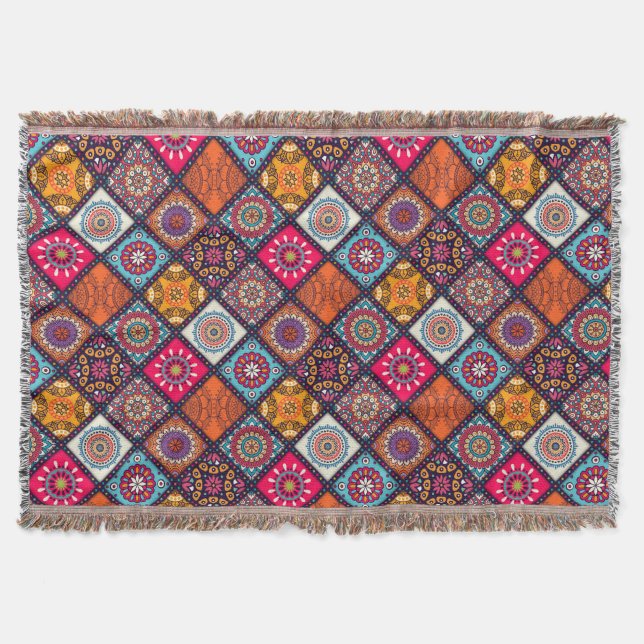 Couverture style boho coloré (Devant)