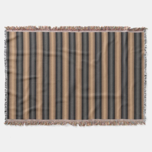 Couverture Style moderne Grillades Brown grillées avec profon (Devant)