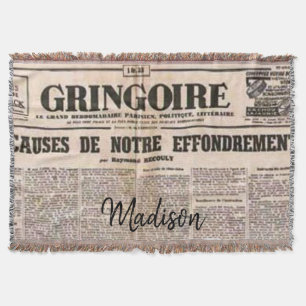 Couverture Sunflower Paris France Nouvelles Lancer la couvert