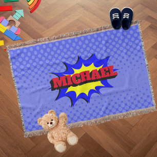 Couverture Superhero Kids Comic Book Nom personnalisé