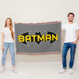 Couverture Symbole Batman Nom Logo jaune et noir