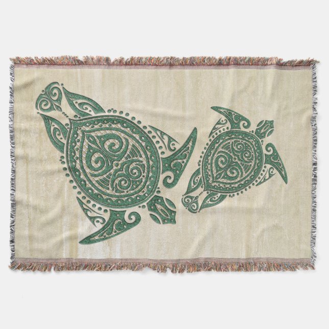 Couverture Symbole de tortue marine chamanique + vos idées (Devant)