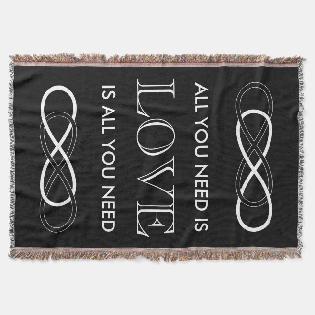 Couverture Symbole double infini - noir & blanc (Devant)